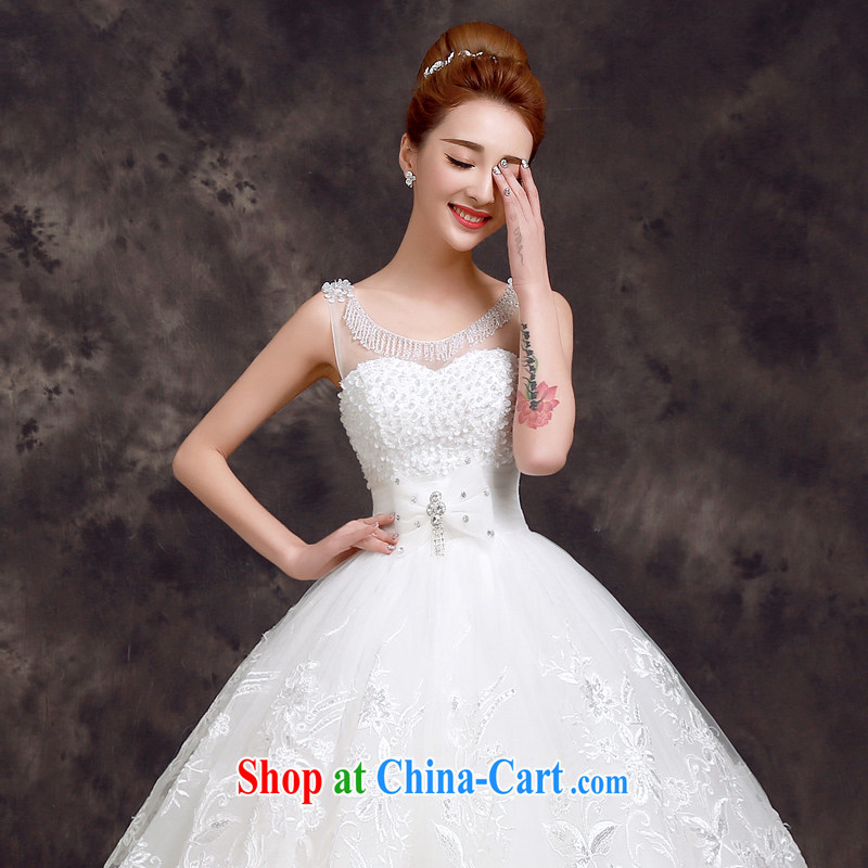 A good service is a 2015 new spring/summer with Korean fashion graphics thin large code marriages wedding dresses female white 2 XL, good service, and, on-line shopping