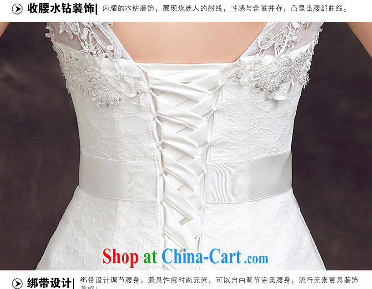 A good service is 2015 new spring and summer bride Korean-style wedding dress beauty stylish lace shoulders with wedding white 2XL pictures, price, brand platters! Elections are good character, the national distribution, so why buy now enjoy more preferential! Health