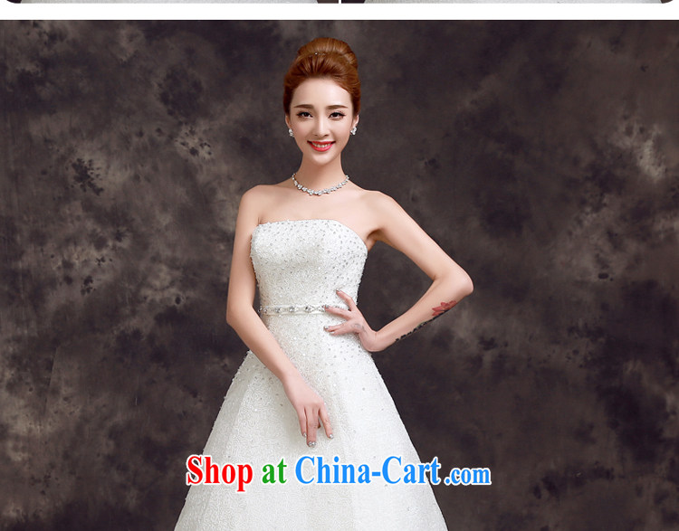 A good service is a Korean-style bridal wedding dress 2015 new spring and summer stylish wiped his chest, minimalist beauty wedding white 2XL pictures, price, brand platters! Elections are good character, the national distribution, so why buy now enjoy more preferential! Health