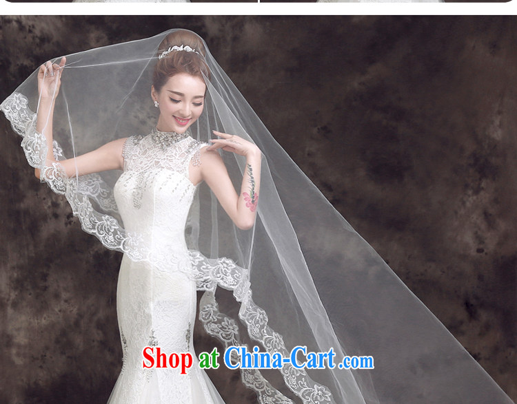 A good service is 2015 new spring Korean bridal wedding dresses stylish lace beauty crowsfoot small tail wedding white 2XL pictures, price, brand platters! Elections are good character, the national distribution, so why buy now enjoy more preferential! Health