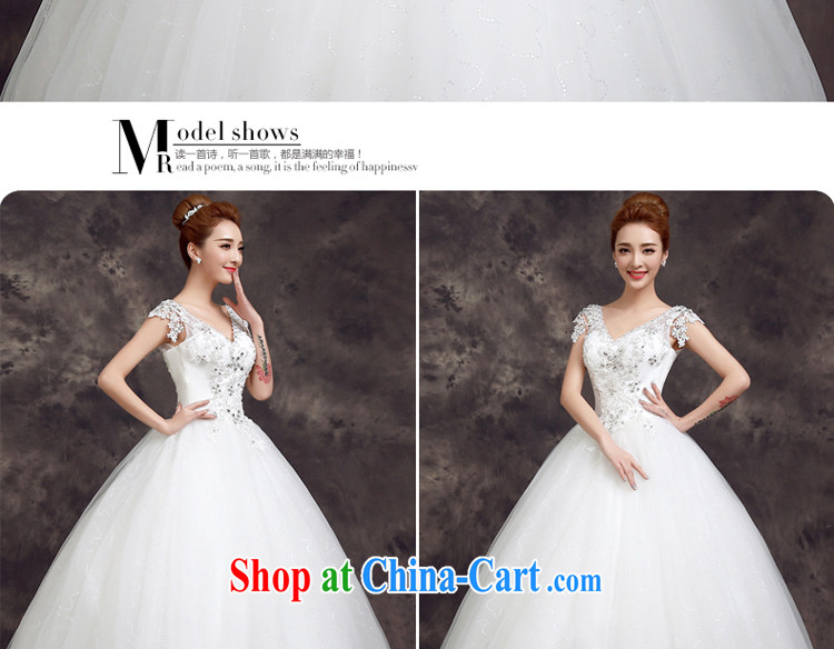 A good service is 2015 new spring and summer Korean bridal wedding dress lace shoulders with stylish beauty wedding white 2XL pictures, price, brand platters! Elections are good character, the national distribution, so why buy now enjoy more preferential! Health