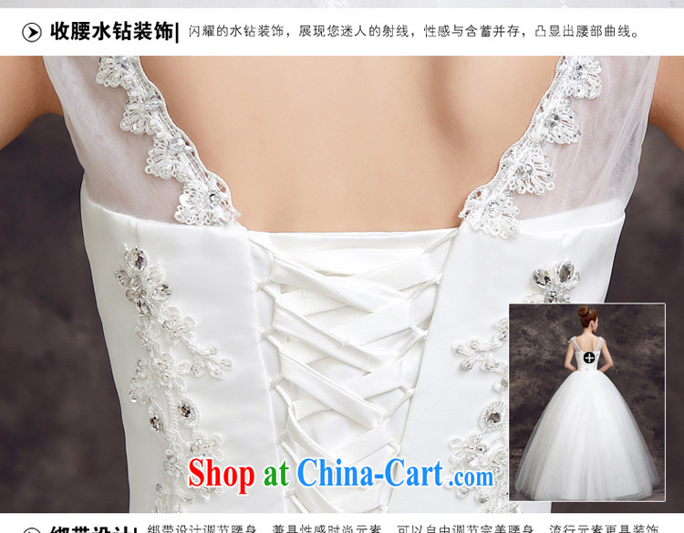 A good service is 2015 new spring and summer Korean bridal wedding dress lace shoulders with stylish beauty wedding white 2XL pictures, price, brand platters! Elections are good character, the national distribution, so why buy now enjoy more preferential! Health