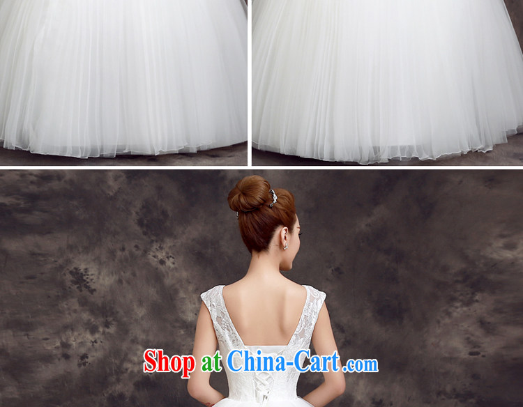 A good service is 2015 new spring and summer fashion bridal wedding dress Korean-style lace shoulders beauty with wedding white 2XL pictures, price, brand platters! Elections are good character, the national distribution, so why buy now enjoy more preferential! Health