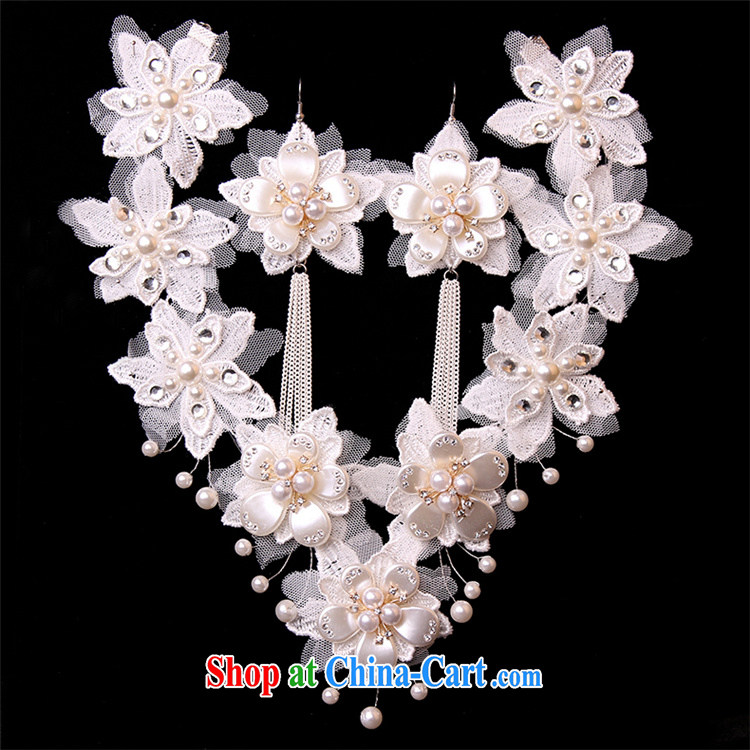 Han Park (cchappiness) Europe lace retro white necklace and earrings gift boxed white are code pictures, price, brand platters! Elections are good character, the national distribution, so why buy now enjoy more preferential! Health