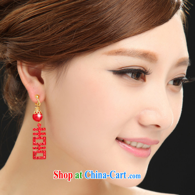 The married Yi bridal earrings wedding head-dress wedding dresses dresses red furnishings 2015 new special red pictures, price, brand platters! Elections are good character, the national distribution, so why buy now enjoy more preferential! Health
