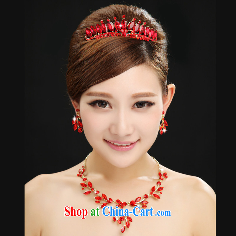 The married Yi marriages and wedding dresses red furnishings 20,154 quarter New jewelry 3-Piece red