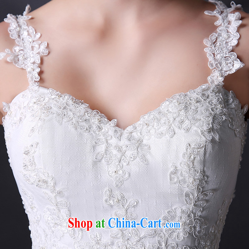 DressilyMe custom wedding - 2015 new lace straps have been cultivating the cake dress wedding retro elegant lace bridal gown White - out of stock 25 day shipping XL, DRESSILY ME OCCASIONS WEAR ON - LINE, shopping on the Internet