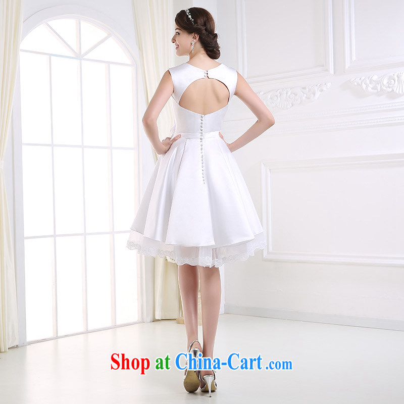 DressilyMe custom wedding dresses - 2015 New pendant with satin short waist in A field dress with wedding terrace back manually take bridal gown ivory - out of stock 25 day shipping XL, DRESSILY ME OCCASIONS WEAR ON - LINE, shopping on the Internet