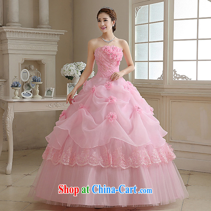 Moon 珪 guijin 2015 new sexy bare chest Korean Princess lovely shaggy dress bridal wedding band, pink S code from Suzhou shipping pictures, price, brand platters! Elections are good character, the national distribution, so why buy now enjoy more preferential! Health