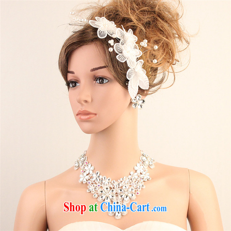Han Park (cchappiness) in Europe and exaggerated retro white lace, trim Crystal Diamond girl necklace and earrings gift set high-end Boutique Suite white are code pictures, price, brand platters! Elections are good character, the national distribution, so why buy now enjoy more preferential! Health