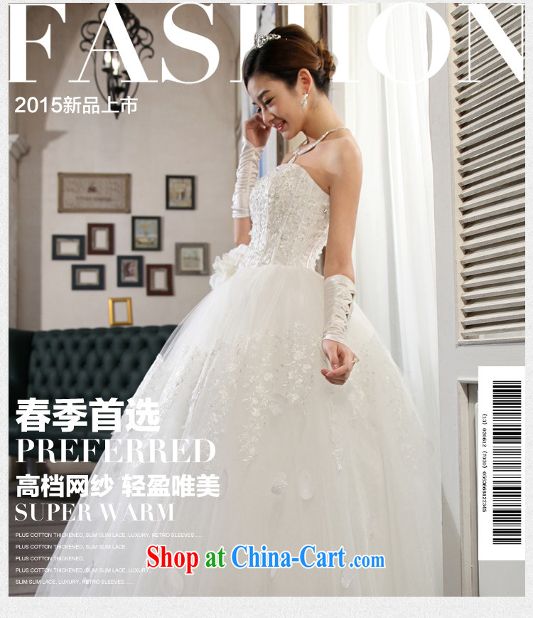 wedding dresses new 2015 Korean wiped chest white beauty graphics thin Princess with shaggy dress white XL pictures, price, brand platters! Elections are good character, the national distribution, so why buy now enjoy more preferential! Health