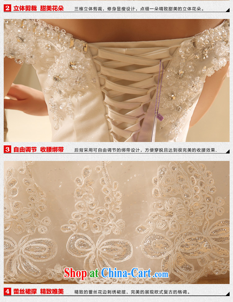 wedding dresses new 2015 with a field shoulder A with Wedding Video thin spring and summer Korean bridal double-shoulder strap white XL pictures, price, brand platters! Elections are good character, the national distribution, so why buy now enjoy more preferential! Health