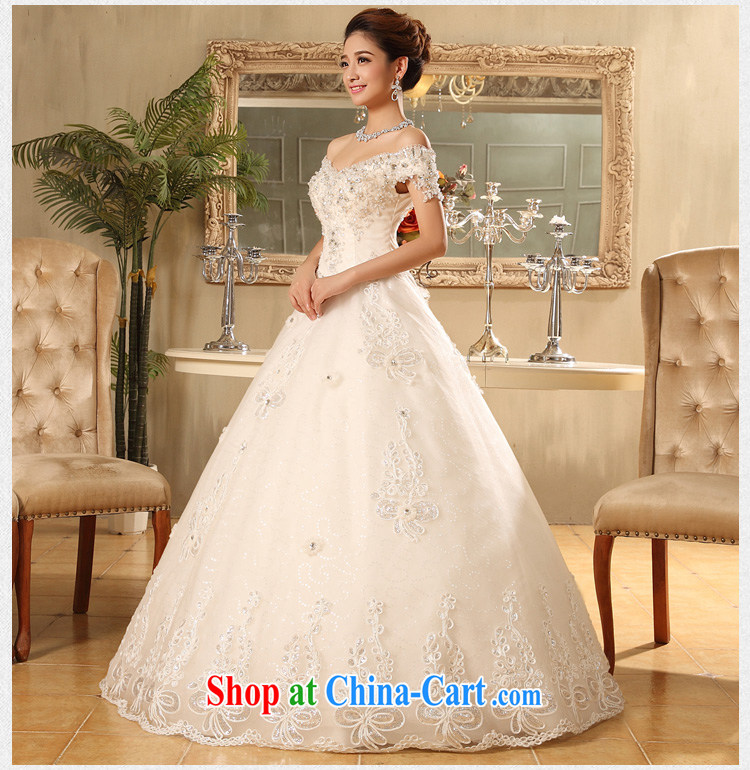 wedding dresses new 2015 with a field shoulder A with Wedding Video thin spring and summer Korean bridal double-shoulder strap white XL pictures, price, brand platters! Elections are good character, the national distribution, so why buy now enjoy more preferential! Health