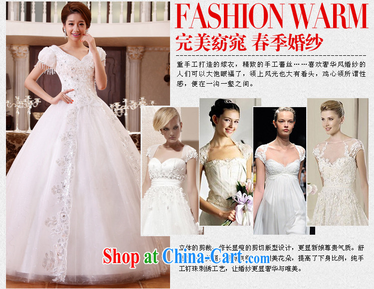 wedding dresses new 2015 version won the Field shoulder spring and summer bridal package shoulder straps graphics thin white with white XL pictures, price, brand platters! Elections are good character, the national distribution, so why buy now enjoy more preferential! Health