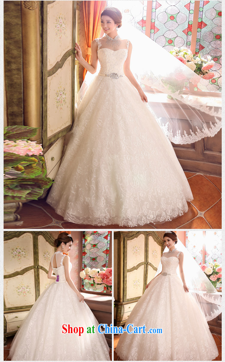 wedding dresses new 2015 Korean Princess white lace retro with spring and summer tied with white XL pictures, price, brand platters! Elections are good character, the national distribution, so why buy now enjoy more preferential! Health