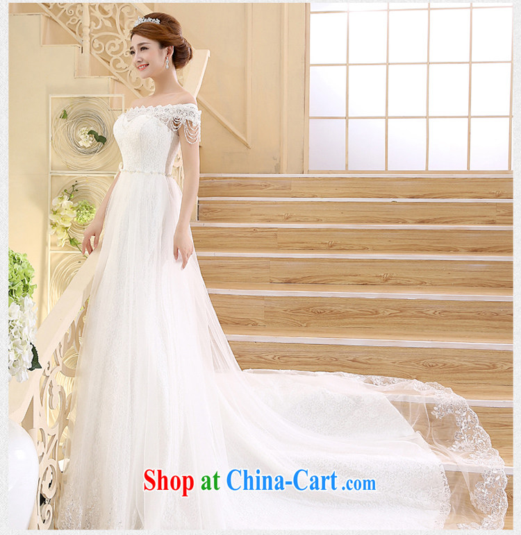 wedding dresses new 20,151 field shoulder strap small tail wedding fashion the waist crowsfoot white XL pictures, price, brand platters! Elections are good character, the national distribution, so why buy now enjoy more preferential! Health