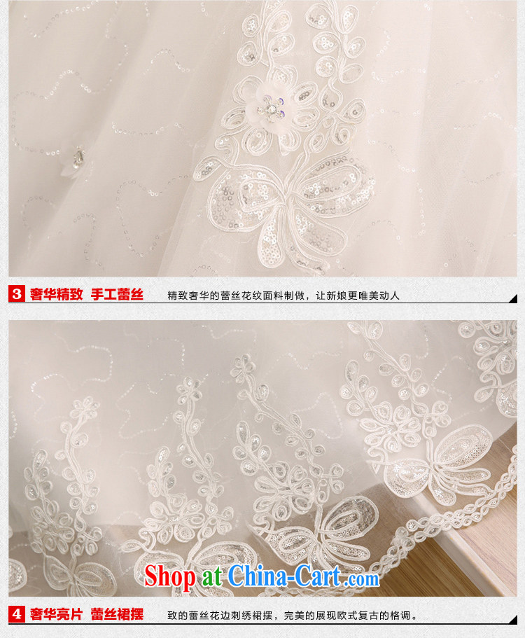 wedding dresses new 2015 Korean-style retro field shoulder long-tail graphics thin with a strap white XL pictures, price, brand platters! Elections are good character, the national distribution, so why buy now enjoy more preferential! Health
