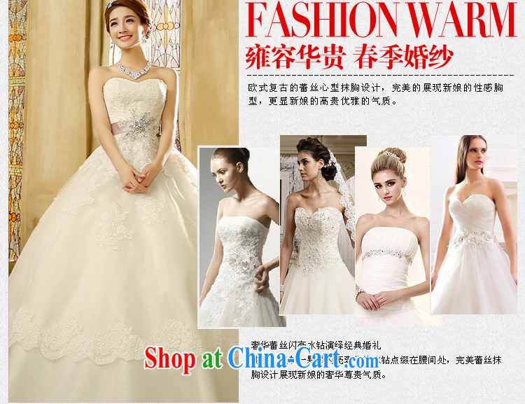 Korean edition 2015 new erase chest graphics thin wedding dresses wiped his chest and tied with stylish graphics thin minimalist white XL pictures, price, brand platters! Elections are good character, the national distribution, so why buy now enjoy more preferential! Health