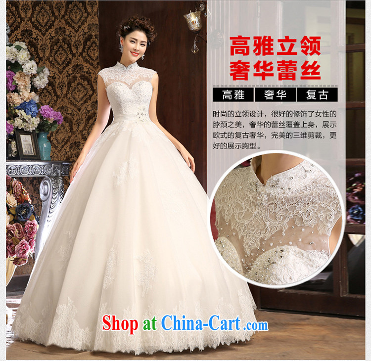 wedding dresses new 2015 spring and summer field shoulder wedding Korean bridal white custom lace hunsha white XL pictures, price, brand platters! Elections are good character, the national distribution, so why buy now enjoy more preferential! Health