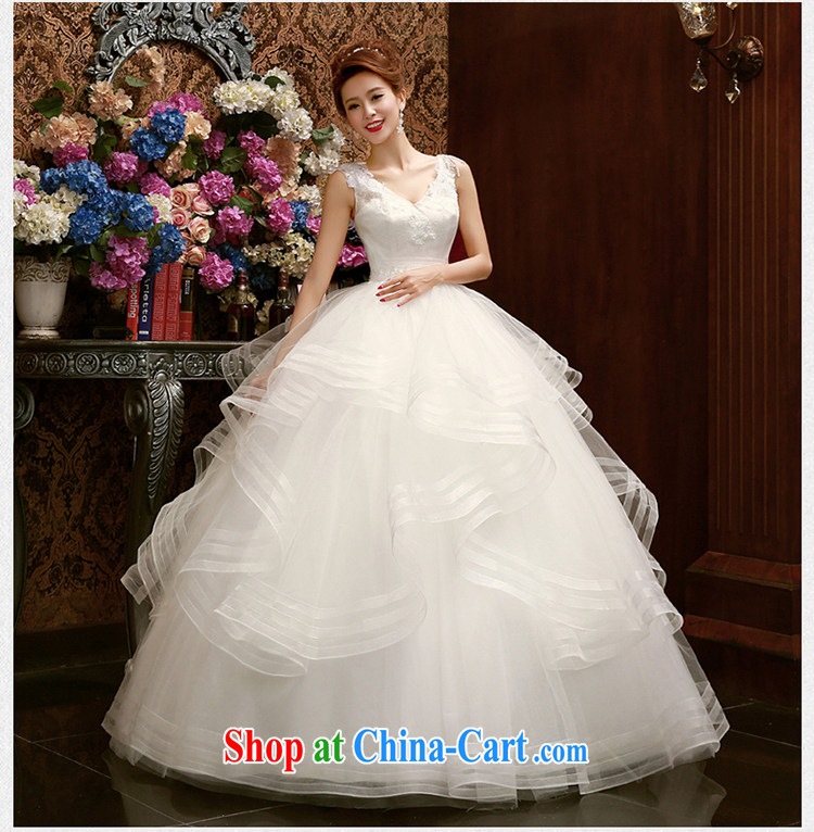 Bridal wedding dresses new 2015 Korean-style spring Korean version with straps double-shoulder Wedding Video thin shaggy dress white XL pictures, price, brand platters! Elections are good character, the national distribution, so why buy now enjoy more preferential! Health