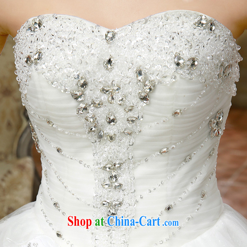 2015 new wiped his chest, wedding dresses video thin beauty Diamond Wedding Korean marriages spring and summer white XL, Hyatt, married, and, on-line shopping