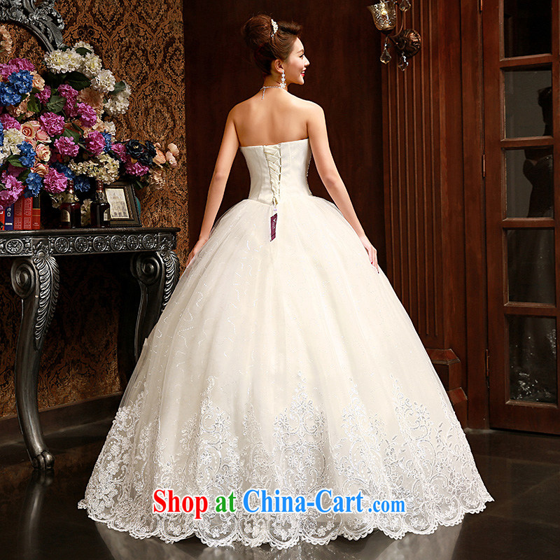 Spring 2015 new wedding dresses stylish Korean Beauty bride married Mary Magdalene chest drill white XL, Hyatt, married, and, shopping on the Internet