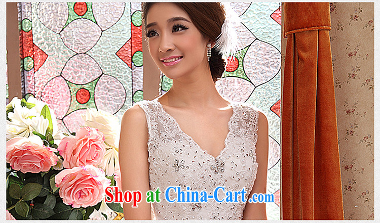 wedding dresses new 2015 Korean-style retro wedding dresses with double-shoulder video thin package shoulder bridal tail white M pictures, price, brand platters! Elections are good character, the national distribution, so why buy now enjoy more preferential! Health