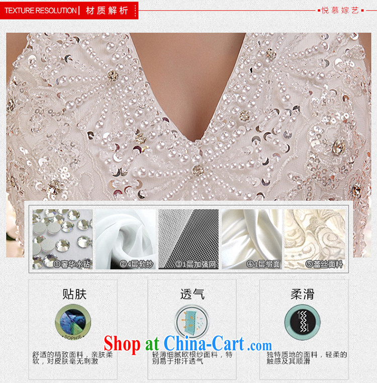 wedding dresses new 2015 Korean white Princess beauty graphics thin wall also straps V-neck sexy white XL pictures, price, brand platters! Elections are good character, the national distribution, so why buy now enjoy more preferential! Health
