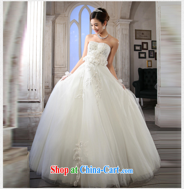 Korean edition 2015 new erase chest graphics thin wedding dresses bare chest drill with a strap white XL pictures, price, brand platters! Elections are good character, the national distribution, so why buy now enjoy more preferential! Health