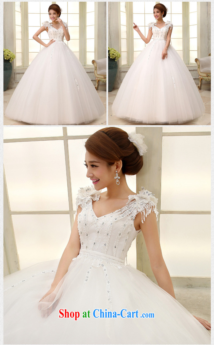 New 2015 Korean-style retro wedding dresses with a shoulder-shoulder video thin bridal wedding dresses white XL pictures, price, brand platters! Elections are good character, the national distribution, so why buy now enjoy more preferential! Health