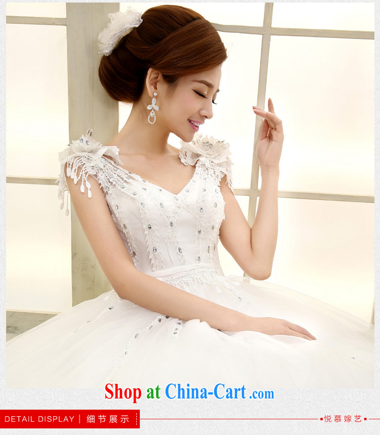 New 2015 Korean-style retro wedding dresses with a shoulder-shoulder video thin bridal wedding dresses white XL pictures, price, brand platters! Elections are good character, the national distribution, so why buy now enjoy more preferential! Health