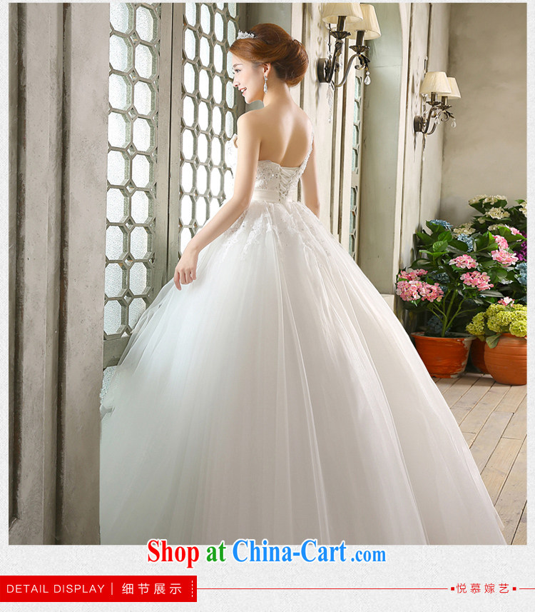 wedding dresses new 2015 Korean Princess with bridal White single flowers shoulder strap with white XL pictures, price, brand platters! Elections are good character, the national distribution, so why buy now enjoy more preferential! Health