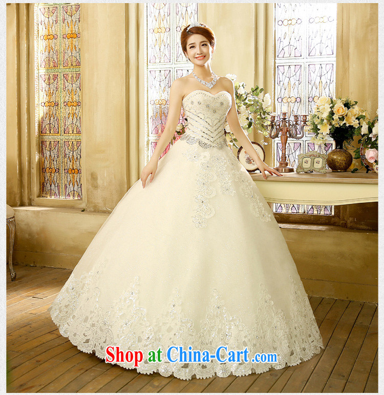 2015 Korean version of the new, bare chest graphics thin wedding dresses wiped his chest to drill with water drilling simple white XL pictures, price, brand platters! Elections are good character, the national distribution, so why buy now enjoy more preferential! Health