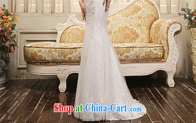 Tslyzm shoulders crowsfoot wedding dresses and ornaments embroidery hook take water drilling 2015 spring and summer new beauty-waist graphics thin, White Dress S pictures, price, brand platters! Elections are good character, the national distribution, so why buy now enjoy more preferential! Health