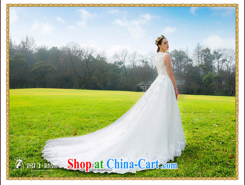 The bride's 2015 new lace-tail wedding stylish minimalist design luxury, drill A L 571 pictures, price, brand platters! Elections are good character, the national distribution, so why buy now enjoy more preferential! Health