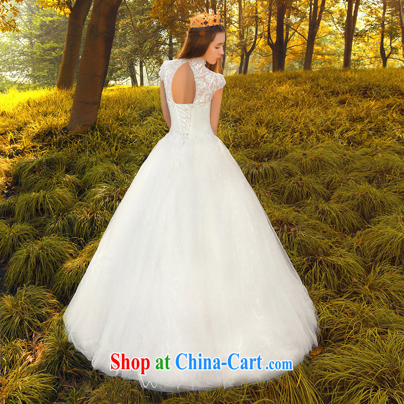 The bride's 2015 new wedding flower sweet shaggy wedding sexy Openwork lace wedding 542 L, a bride, shopping on the Internet