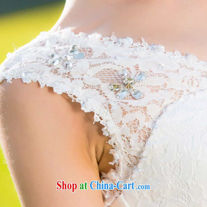 The bride's 2015 new lace crowsfoot Korean sweet Princess cultivating small tail wedding dresses 230 M, the bride, shopping on the Internet