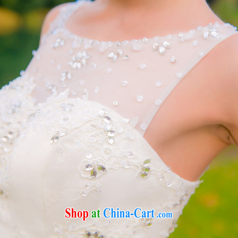 The bride's new 2015 Korean Princess Deluxe lace wedding dresses the Field shoulder Openwork design 874 with L paragraph, a bride, and, on-line shopping