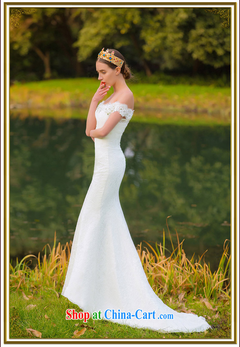 The bride's wedding dresses 2015 New Beauty crowsfoot lace wedding small trailing the Field shoulder 504 L pictures, price, brand platters! Elections are good character, the national distribution, so why buy now enjoy more preferential! Health