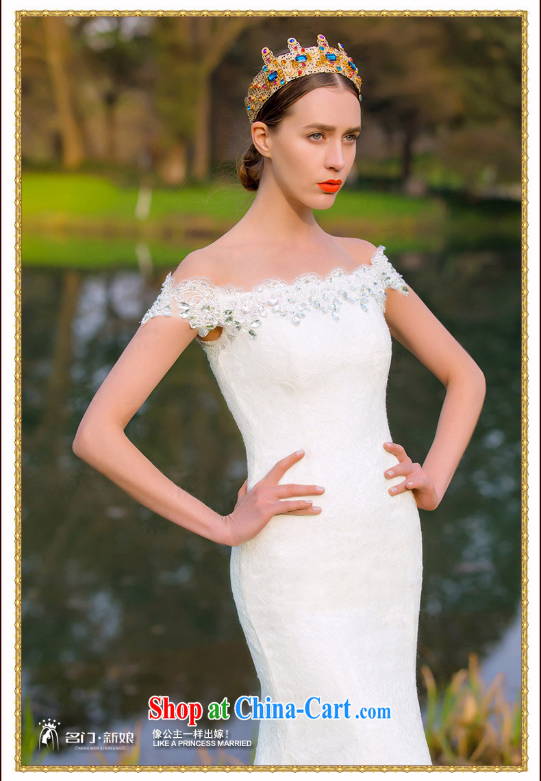 The bride's wedding dresses 2015 New Beauty crowsfoot lace wedding small trailing the Field shoulder 504 L pictures, price, brand platters! Elections are good character, the national distribution, so why buy now enjoy more preferential! Health