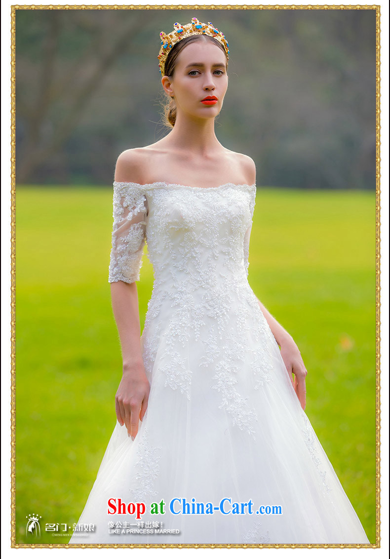 The bride's 2015 new lace-a field in shoulder cuff wedding canopy Princess Chulabhorn Wedding Video thin 546 L pictures, price, brand platters! Elections are good character, the national distribution, so why buy now enjoy more preferential! Health