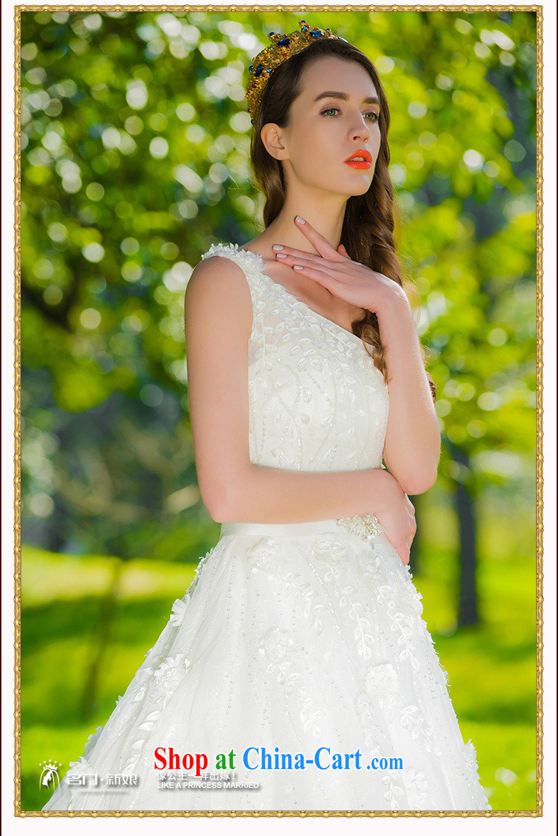 The bride's 2015 new single shoulder wedding manual three-dimensional decorative lace fabric tail wedding 538 L pictures, price, brand platters! Elections are good character, the national distribution, so why buy now enjoy more preferential! Health