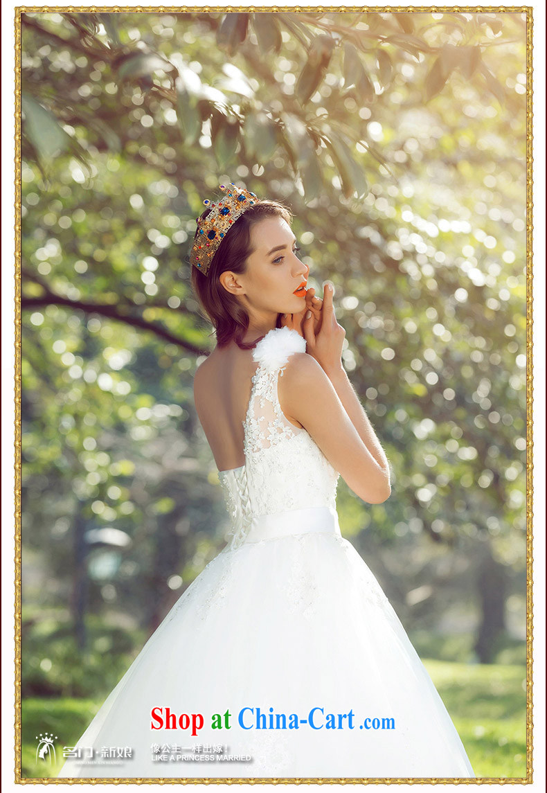 The bride 2015 stylish single shoulder wedding manual stereo shaggy Princess wedding romantic lace 578 L pictures, price, brand platters! Elections are good character, the national distribution, so why buy now enjoy more preferential! Health
