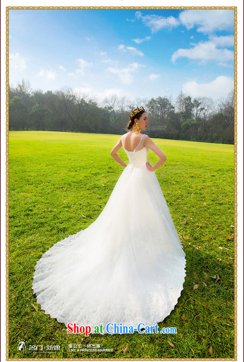 The bride's stylish and simple wedding 2015 new wedding Deluxe lace-tail 570 L pictures, price, brand platters! Elections are good character, the national distribution, so why buy now enjoy more preferential! Health