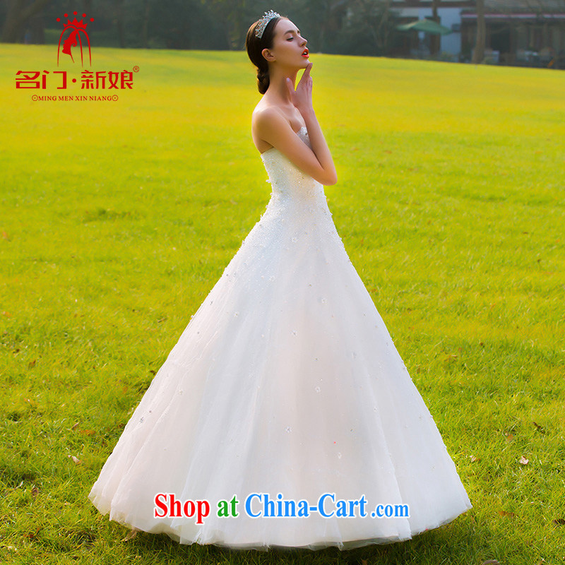The bride's 2015 new stylish simplicity wedding flower manually wiped his chest, wedding 567 L