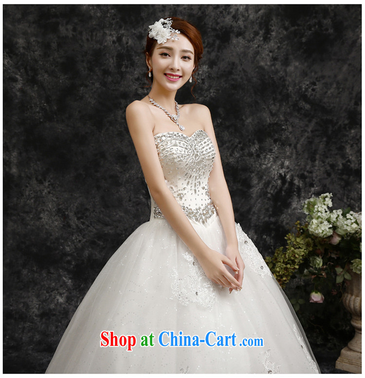 The beautiful 2015 spring and summer new erase chest Korean-style luxury with parquet drill wedding white XXL pictures, price, brand platters! Elections are good character, the national distribution, so why buy now enjoy more preferential! Health