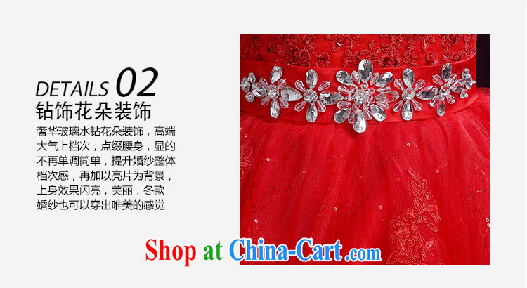 The married Yi wedding dresses new 2015 spring shoulders red with shaggy cluster bridal wedding marriage with deep V collar strap, red M pictures, price, brand platters! Elections are good character, the national distribution, so why buy now enjoy more preferential! Health