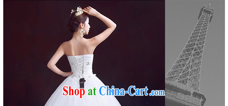 The married Yi 2015 new spring wedding dresses wiped his chest to tie, wedding wood drill white wedding video thin wedding white XXL pictures, price, brand platters! Elections are good character, the national distribution, so why buy now enjoy more preferential! Health