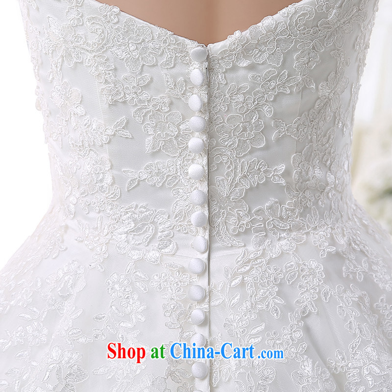 DressilyMe custom wedding - 2015 spring and summer wiped chest lace luxury shaggy wedding beauty zipper tail retro bridal wedding dresses ivory - out of stock 25 Day Shipping XL, DRESSILY ME OCCASIONS WEAR ON - LINE, shopping on the Internet