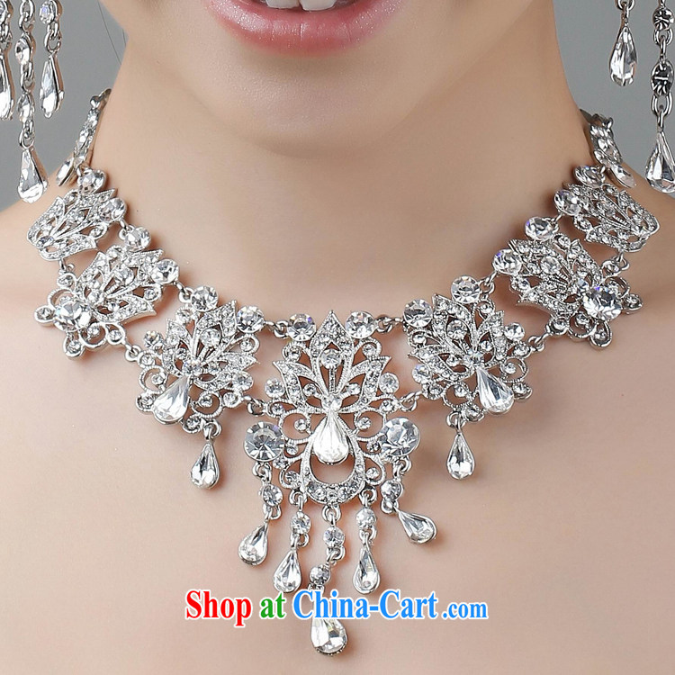 2015 new bridal jewelry package Crown necklace earrings wedding dresses with pictures, price, brand platters! Elections are good character, the national distribution, so why buy now enjoy more preferential! Health